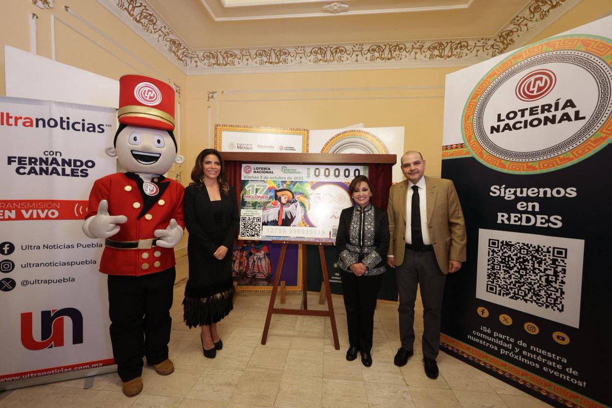 ✨ En el marco de los 500 años de la fundación de la Ciudad de Tlaxcala, la <a href="/lotenal/">Lotería Nacional</a> rindió homenaje con el Sorteo Superior No. 2859 y la emisión de 2.4 millones de billetes conmemorativos que llevaron la historia y el orgullo de Tlaxcala a todo México.

Durante el sorteo, la
