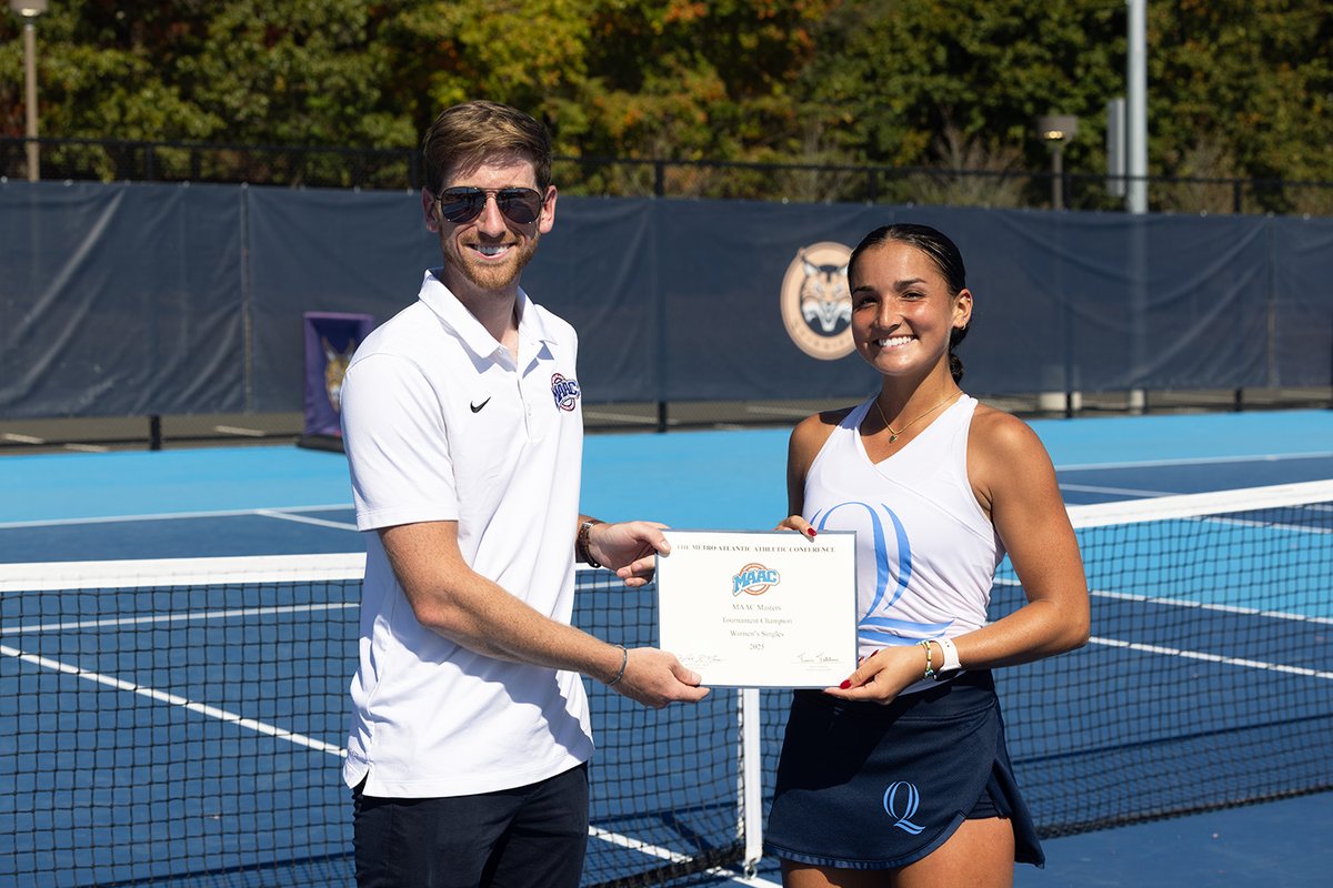 Willow Renton is your 2025 MAAC Masters Tournament Women's Singles Champion! 🏆😤🙌

#BobcatNation x <a href="/MAACSports/">MAACSports</a>