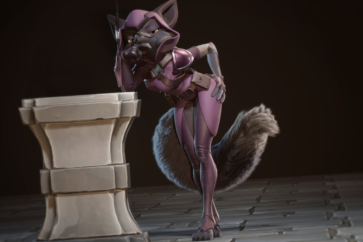 JVeigaAnim's tweet image. Been working on another animation, here&apos;s a tease on one of her poses. #Grizelda #animation #UnrealEngine