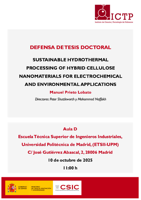 PolymPhys's tweet photo. Manu defends his thesis this Friday! @ictp_promocion @La_UPM 
Good luck from all your colleagues in @PolymPhys https://t.co/Rr3OJKyjIx