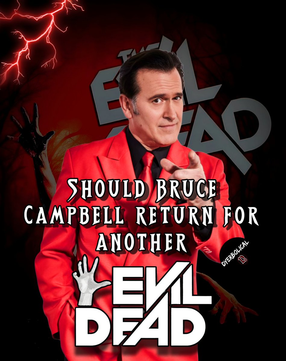 Should Bruce Campbell return one last time to...The Evil Dead?