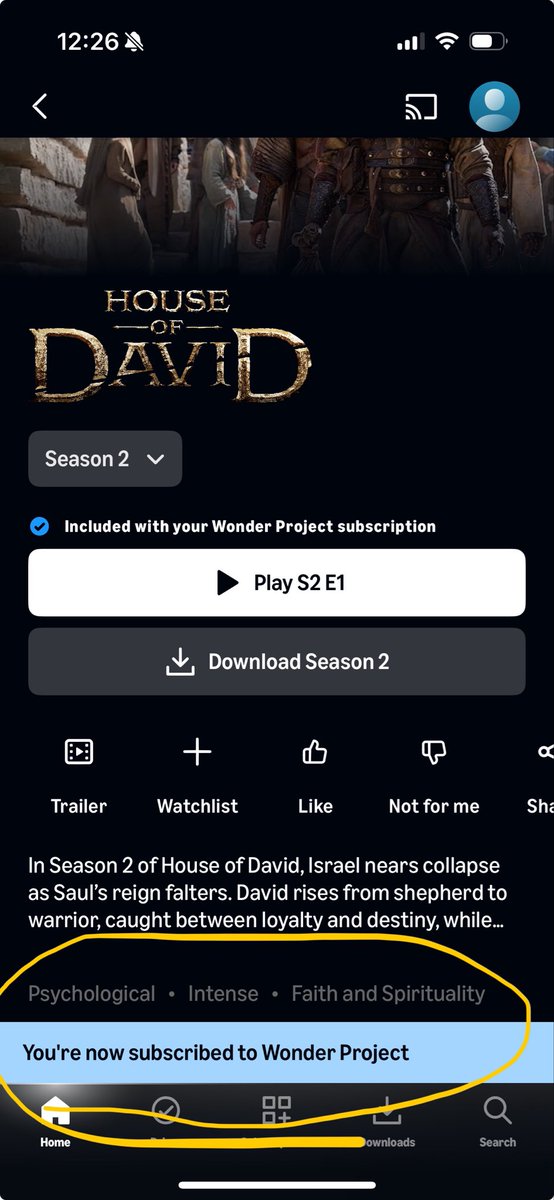 Jeffrey Harmon (@jeffreyharmon) on Twitter photo House of David on Amazon is really good. I just subscribed to the <a href="/watchonwonder/">Wonder Project</a> project. House of David on Amazon is really good. I just subscribed to the <a href="/watchonwonder/">Wonder Project</a> project.