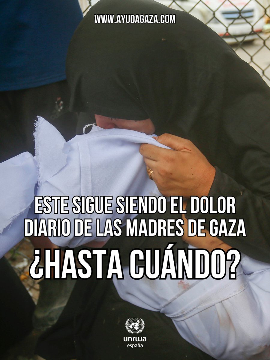 ¿Has cuándo pueden las madres de Gaza soportar tanto dolor?

Alto el fuego ya.