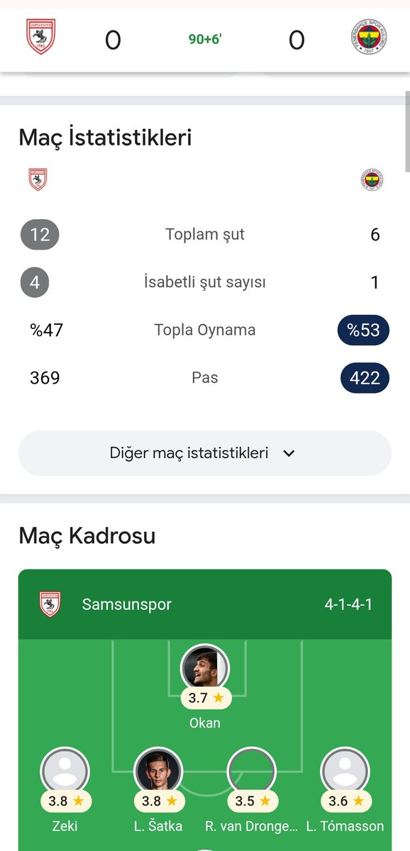 spectrumans's tweet photo. Bu rezilliiin hesabını ver todesco
Yüzümüz gülmiycekmi lan
Halil Umut meler ve Tarık olmasa maçı #Samsunspor un 3 - 0 kazanırdı
Fenerbahçenin nerde oynadının önemi yok
Böle istatistik olmaz
Samsunspor ezdi bizi
yenilsek kopmuştuk
Bu gece Todesco sığırını kovun
#SAMvFB https://t.co/VvLX1jE3L2