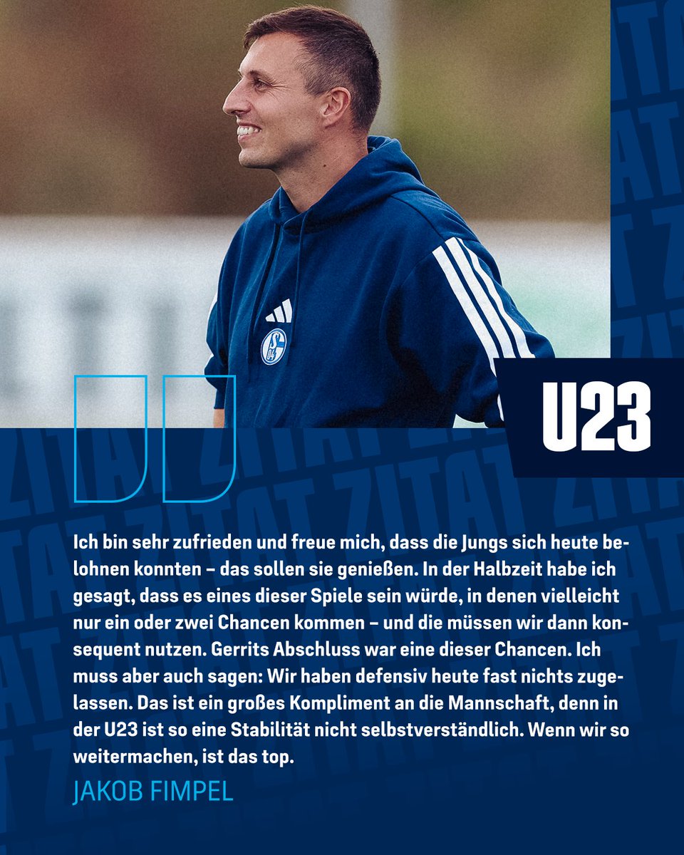 Mit 3️⃣ Punkten und Platz 1️⃣ zurück nach GE! 🚎

Der U23-Spielbericht zum Swipen! ⬅➡

#schmiede #RLWest #S04