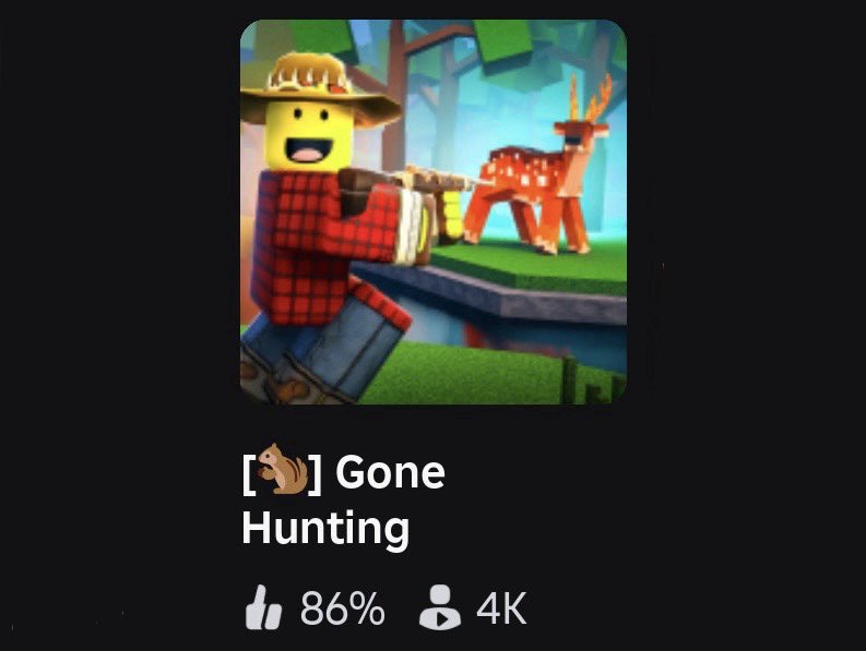 thanks for playing our little hunting game 🦌
#roblox #robloxdev