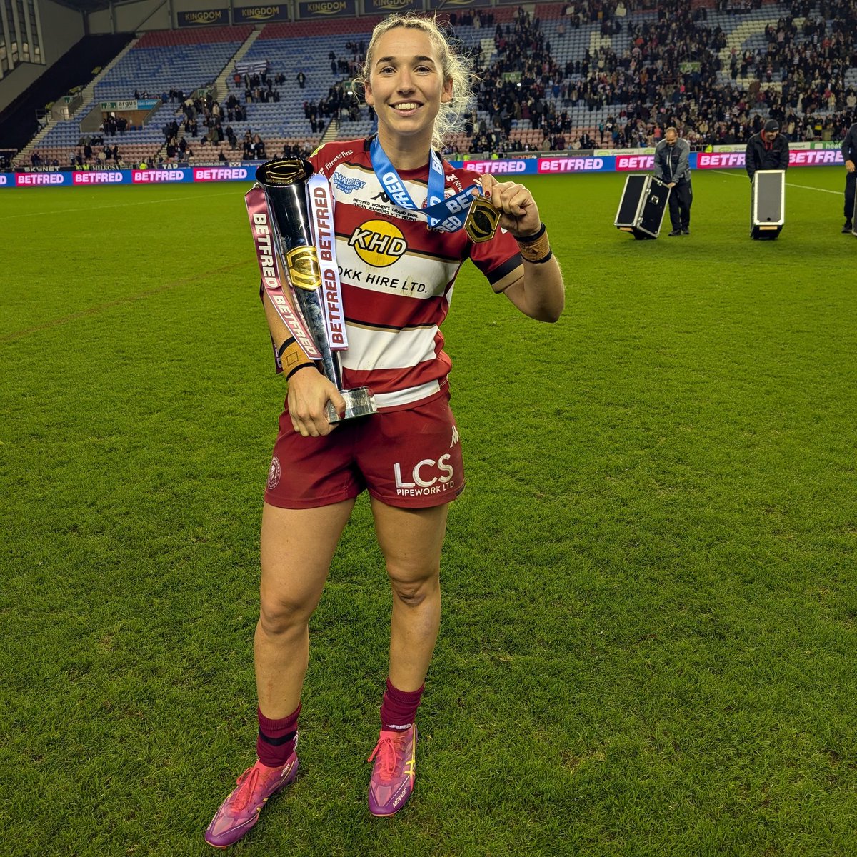 WiganWarriorsRL's tweet image. ✌️🏆 Double Grand Final winner

#WWRL #GrandFinal