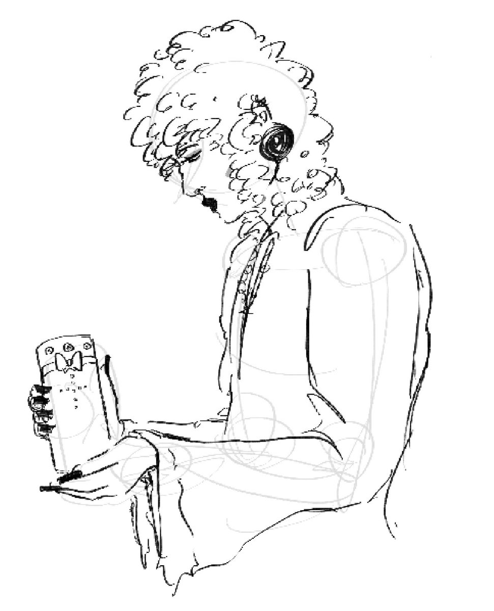 i like drawing their side profile