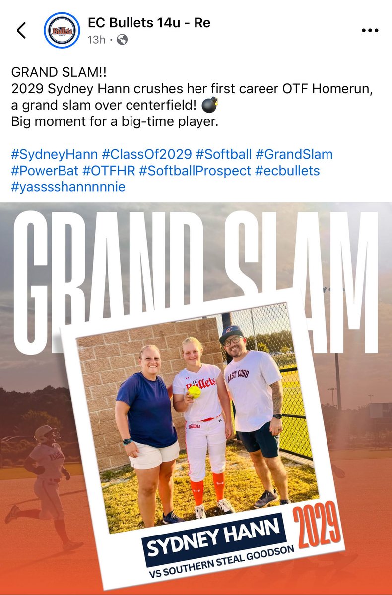 SydneyHann9's tweet image. My EC Bullets team dusted off the cobwebs in our first warmup tournament of the Fall, with a championship win!  I hit my first OTF yesterday, and it was a grand slam! I had so much fun with my team. This is just the beginning.  #ECBullets 

11 IP, 9 K’s, 0 ER, .727 WHIP