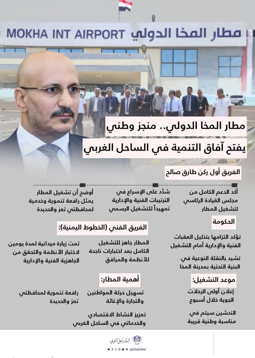 اليمنية تستعد للإقلاع والهبوط بمطار المخا 

#قناة_الجمهورية
#طارق_صالح
#الخطوط_الجوية_اليمنية
#مطار_المخا_الدولي