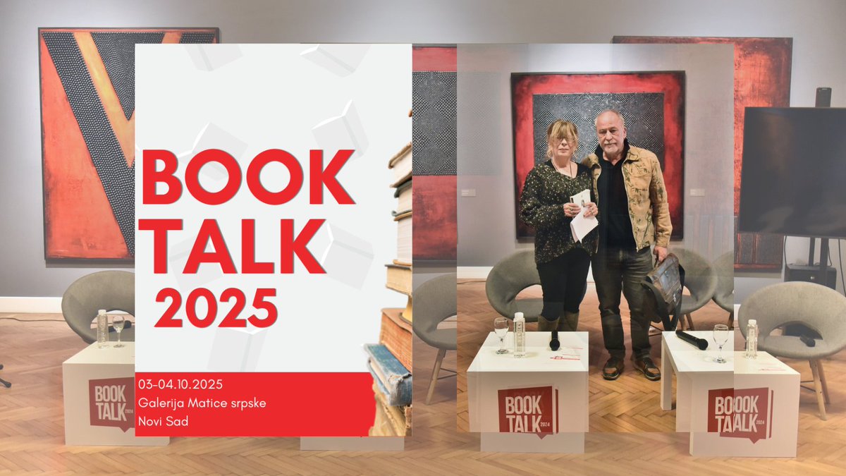 ColorMediaCom's tweet image. Dva dana kad su reči bile glasnije od tišine. 3–4.10.2025 u #GalerijaMaticeSrpske: knjige su postale razgovor, a razgovor zajedničko iskustvo publike i autora. Hvala svima na dijalogu. Vidimo se na #BookTalk2026. #BookTalk2025 #NoviSad #knjizevnost