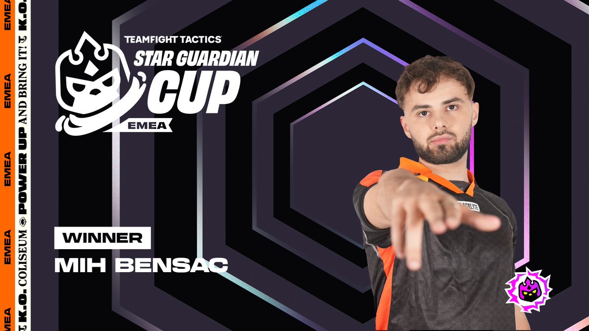 CompeteTFT's tweet image. 🏆 @bensacbensac has claimed his victory at the Star Guardian Cup 🏆

Congrats on writing another chapter in the #TFTProcircuit EMEA and winning a spot in the #TFTCrown!