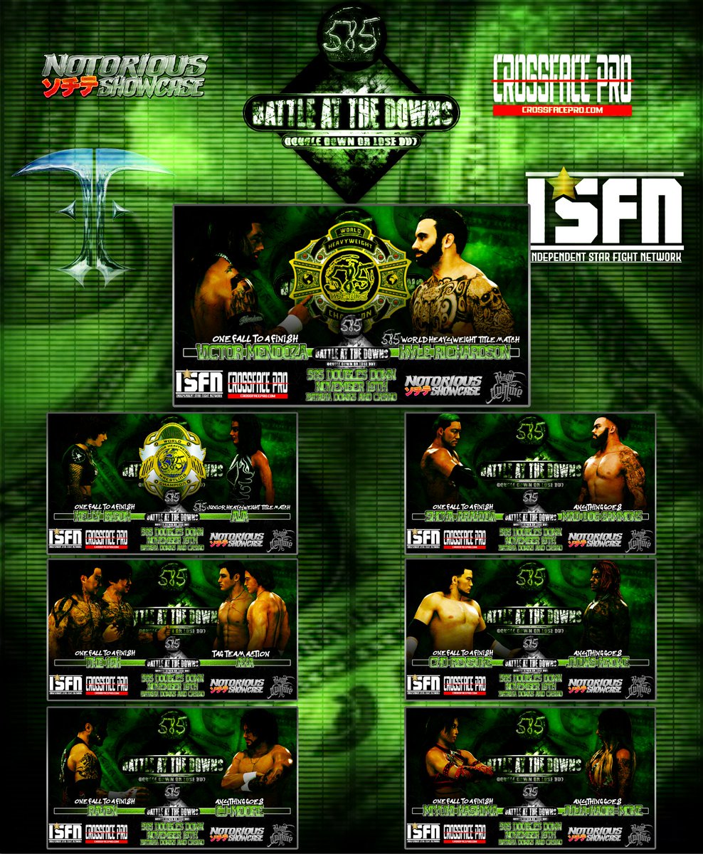 The Official line up for 585 Battle At The Downs!