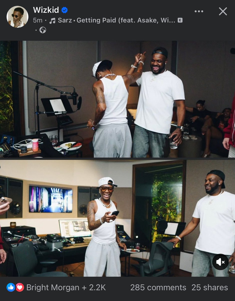 Nobody enjoy Wizkid reach Facebook people 😂