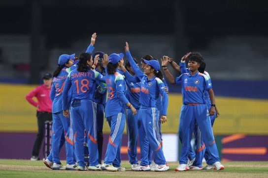 itsme_krrishm's tweet photo. Congratulations, #WomenInBlue, on your easy victory over the #PAKW team. Keep going girls. 👏👏👏👏
#INDWvsPAKW
#WorldCup https://t.co/Pe85kiU70B