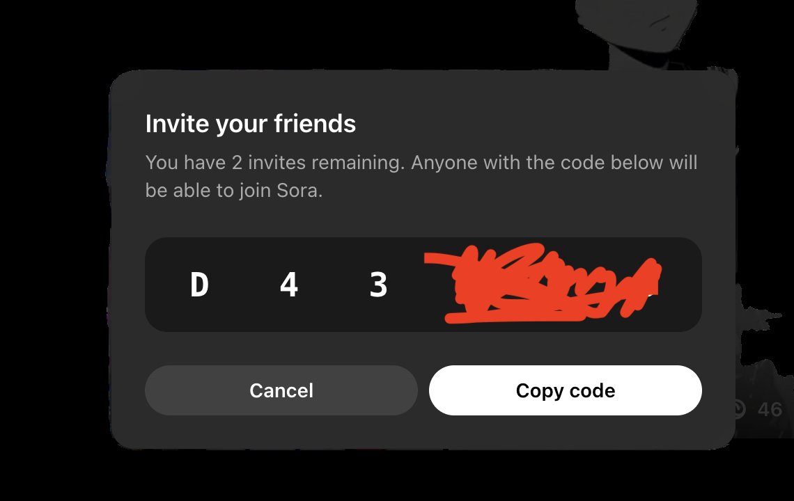 arbaz_5544's tweet photo. SORA 2 INVITE!!   I have 40 LEFT

Follow  + comment + like this post

DM me privately to get your invite code once done

Act fast, limited spots available. https://t.co/X4ygpryuZS