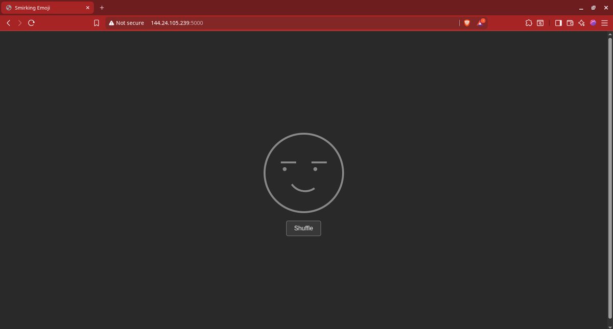 Anatamann's tweet image. If you are bored, just shuffle Sarcastic Chandler
👉 http://144.24.105.239:5000/

Just playing with Oracle cloud deployments and containerization.
#oraclecloudinfrastructure #containers