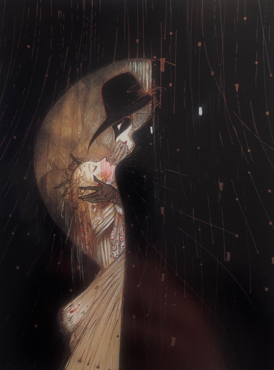 Mask, 1987, by Yoshitaka Amano