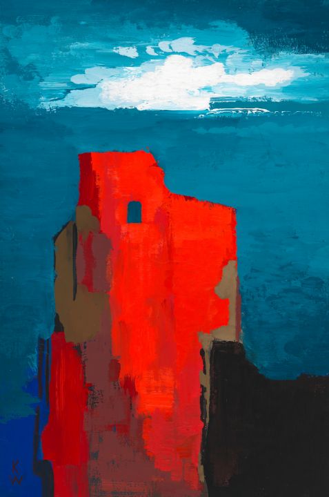 ArtCollectionLP's tweet image. Art of the Day! &quot;Burgruine, Karl Wiener&quot;. Buy at: ArtPal.com/artcollectionl…