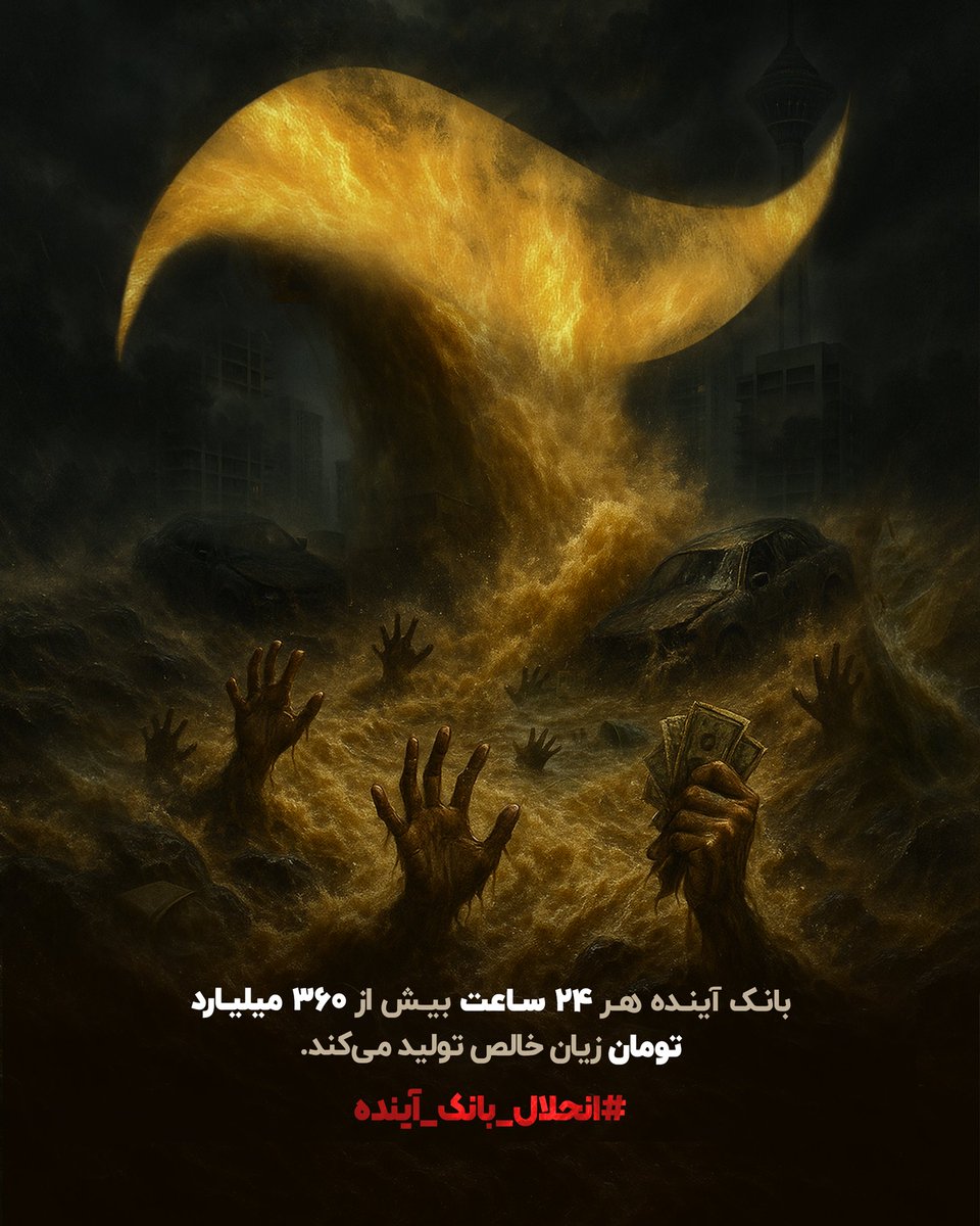عـــیّار (@ayyarom) on Twitter photo حتی مغولها روزی ۳۶۰ میلیارد به مردم خسارت نزدن. قبل از چهارتا صفر از پول، چهارتا بانک فاسد مثل آینده رو از کشور حذف کنید! حتی مغولها روزی ۳۶۰ میلیارد به مردم خسارت نزدن. قبل از چهارتا صفر از پول، چهارتا بانک فاسد مثل آینده رو از کشور حذف کنید!