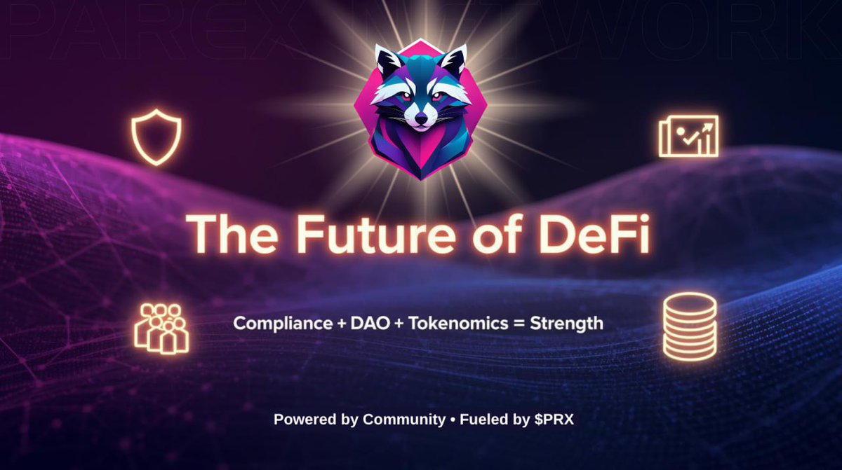 parexnetwork's tweet image. 🌍 The #crypto landscape is evolving — even regulators like the SEC are beginning to recognize decentralized models with rare “no-action” signals.

In this new era of #DeFi, it’s not just about innovation.
✅ Compliance &amp;amp; transparency matter.
✅ #DAO governance ensures real…