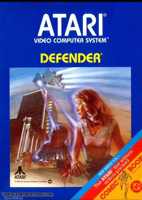 Arcade_Lore_'s tweet image. 🛸 Defender (1982) on Atari 2600 packed side-scrolling action! Pilot your ship to save humans from alien abductors. Tough to port but thrilling, it pushed the console’s limits. 
amzn.to/4nXyPUM

#ArcadeLore #Atari2600 #Defender #RetroGaming #ClassicGames