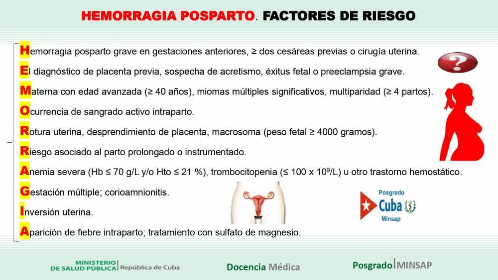 🤰🩸Día Mundial dedicado a concienciar sobre #hemorragia posparto. 

🩸Es posible su #prevención y control. 

🩸#CubaPorLaVida