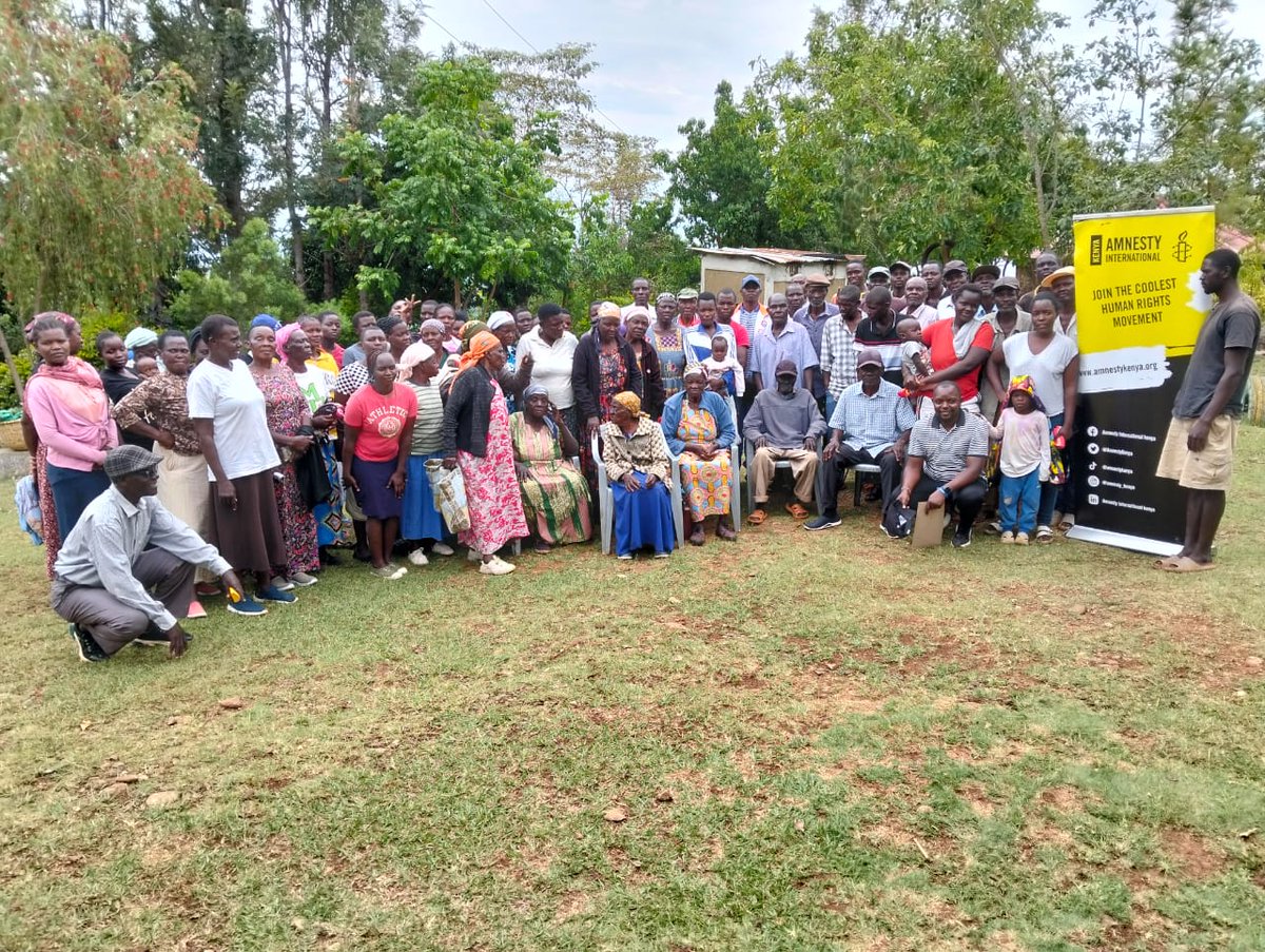 We were to delighted to host a membership sensitization drive in Kisumu West CoC  3rd of October, 2025 at Kotetni AIC church from 9-11am. We remain committed to spreading awareness on human rights.