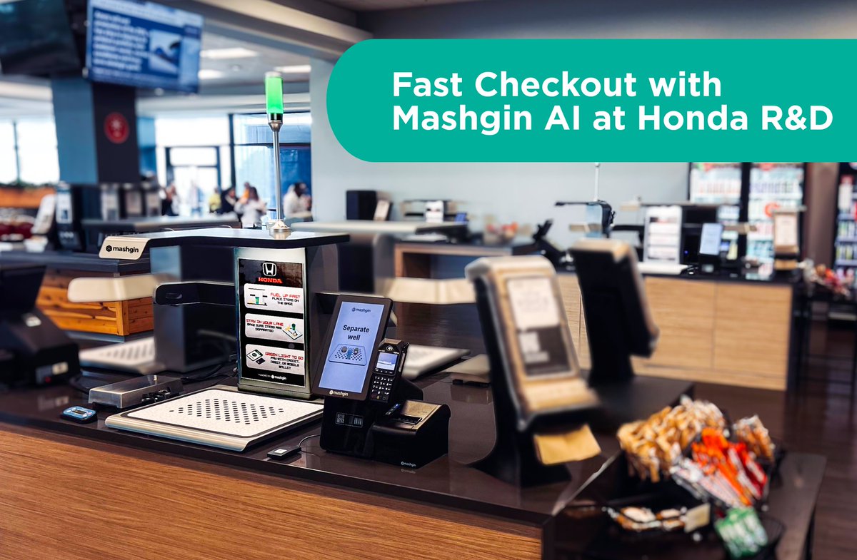 Keep it Civic-minded: no one likes waiting for food!

#Mashgin is now live at #Honda R&amp;D🚀 With Mashgin’s AI powered checkout, teams can grab lunch and get back to innovation faster. 🚘

#ArtificialIntelligence #AI #TechNews