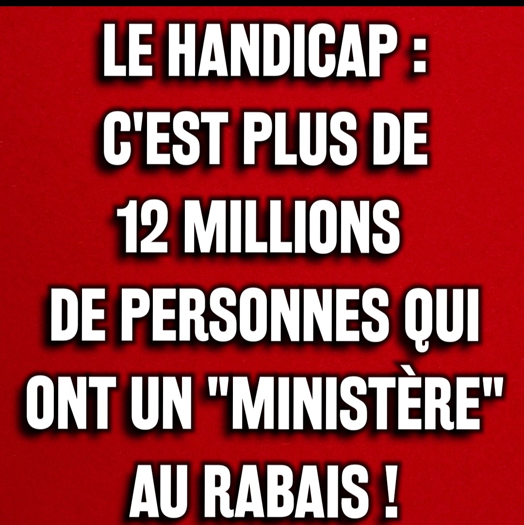 Plus de 12 millions de personnes en situation de handicap.
Et un ministère noyé dans une nuée d’autres portefeuilles, géré par UNE seule personne.
La France, championne du « Le handicap, on s’en occupera..quand on aura le temps ». PAS D’INCLUSION !#Handicap
#gouvernementlecornu