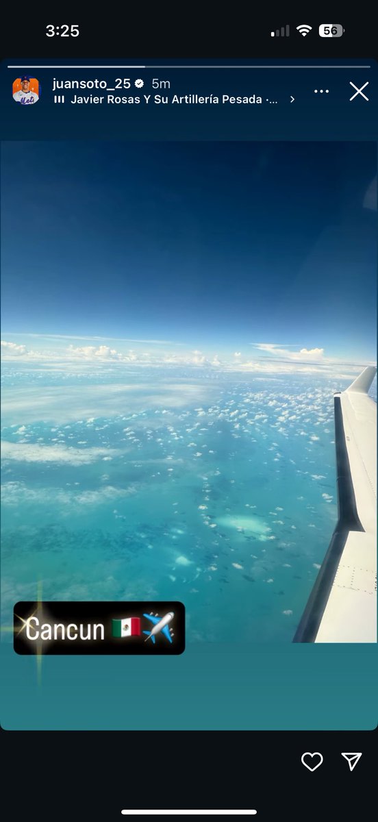 Juan Sotos ig story 😭