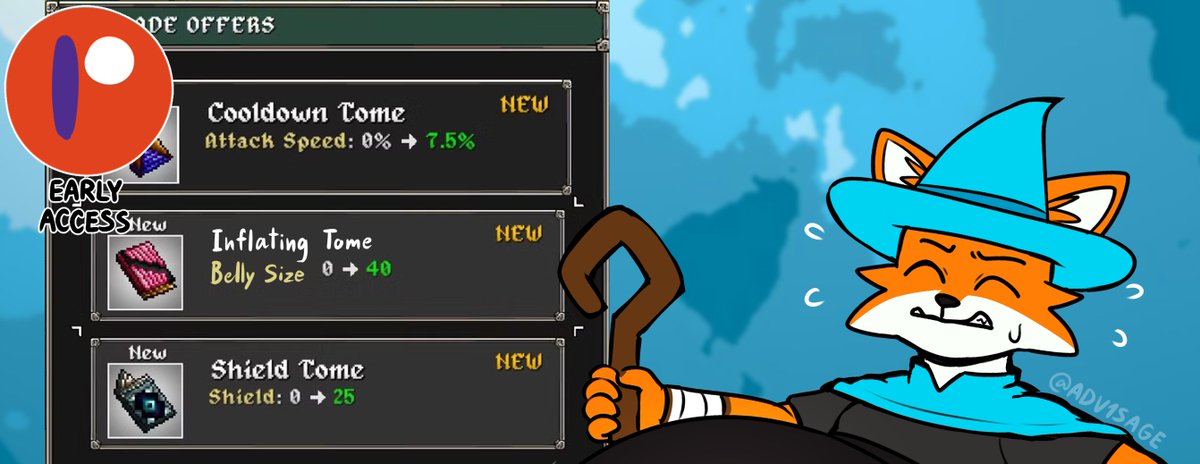 He found the super rare inflating tome!