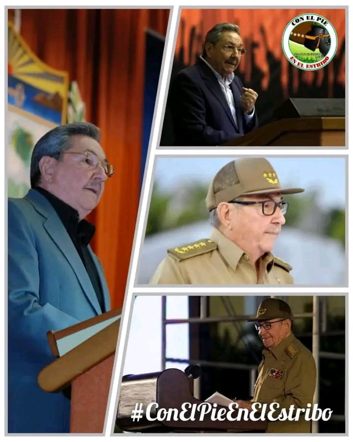 #RaúlEsRaúl #ConElPieEnElEstribo 
Un líder y un eterno combatiente de nuestra Revolución. 
#CubaEstáFirme 
#Mayabeque #JuntosPorMayabeque