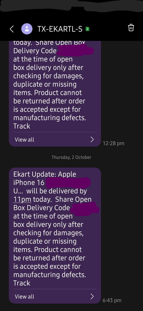 AmanaFora's tweet photo. @yabhishekhd That's what happened to me as well I pay 100% and now I m not getting my phone I ordered it on 26 September @Flipkart give delivery date on 30 sep not it's 5 Oct still they are making excuses ,I don't understand why brand like @Apple  is not taking any action https://t.co/ubwzLJPiPz