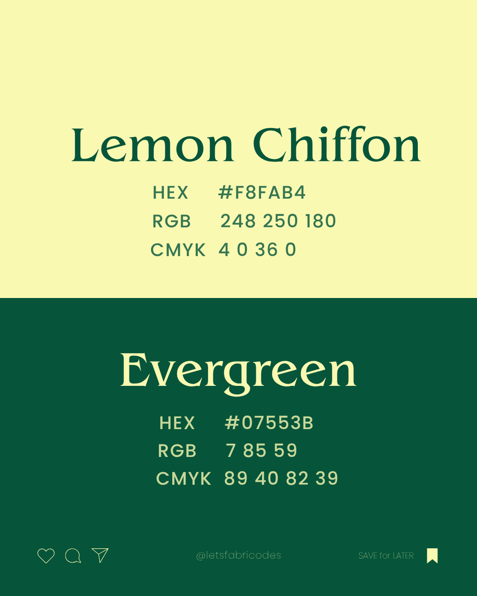 fabricodes's tweet image. 🎨 Colors speak louder than words!
From fresh and vibrant to calm and cozy, these palettes are designed to spark creativity and elevate your designs.
Which palette is your favorite?

#ColorPalette #DesignInspiration #ColorCombinations #CreativeDesign #fabricodes #letsfabricodes