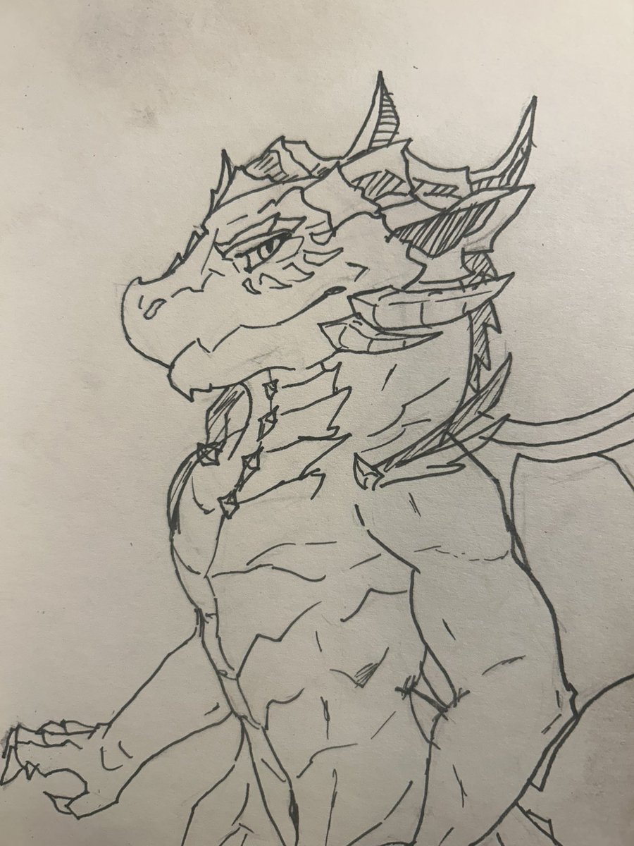 #5 for this month, decided to try something different and do a dragon. Could be better but I’m make progress.