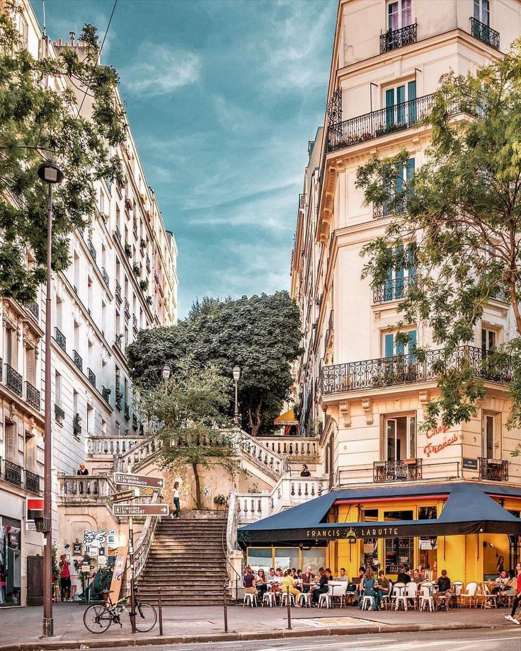 The iconic stairs of Montmartre