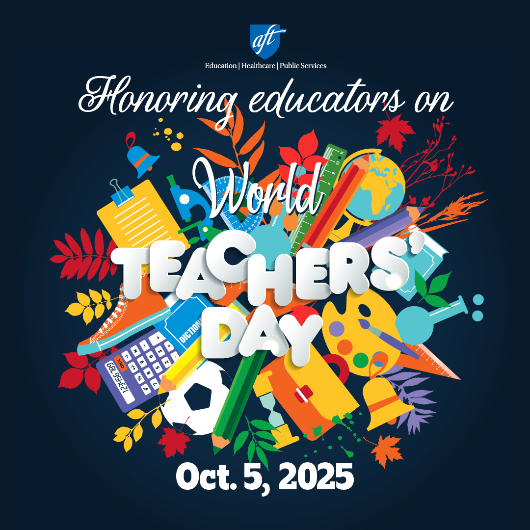 Teachers do more than teaching reading, writing, and 'rithmatic. They open students' eyes to what's possible, and give them the tools they need to thrive.

Thank you to all of our educators for all you do for students, families, and communities! #WorldTeachersDay @EduInt