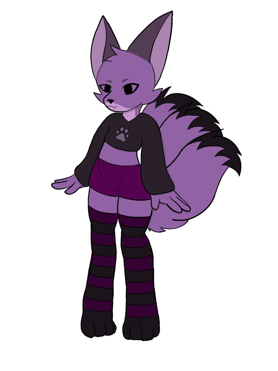 Synical_Fox's tweet photo. @nottaii The one (probably not the only) Void Kitsune..uh huzzah? https://t.co/asB74P2YsT