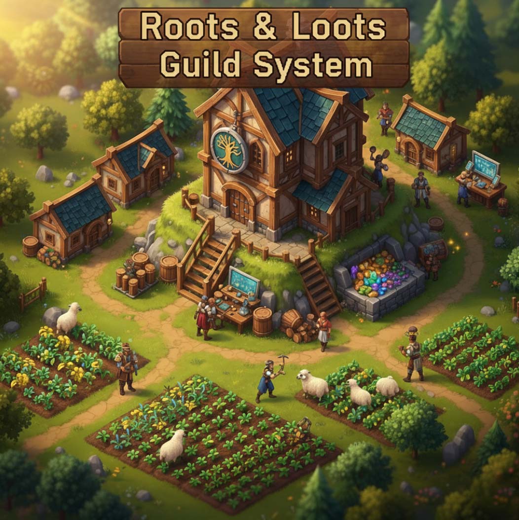 Ready to stop solo-grinding and start dominating? Introducing Guilds in <a href="/RootsandLoots/">Roots & Loots Game</a> on <a href="/0xPolygon/">Polygon | POL</a> : Guild - the elite communities built for conquest. 👑

Key Features &amp; Roles:

Creation: Only by a player with a rare Founder's Scroll.

Limit: 50 members. Choose a unique name
