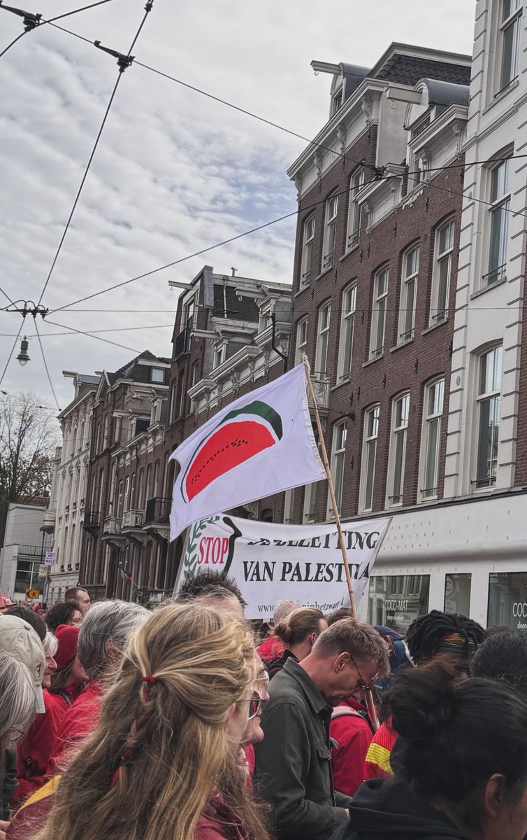 EricaAnaxagorou's tweet image. From Amsterdam to Palestine✊ #Rodelijn