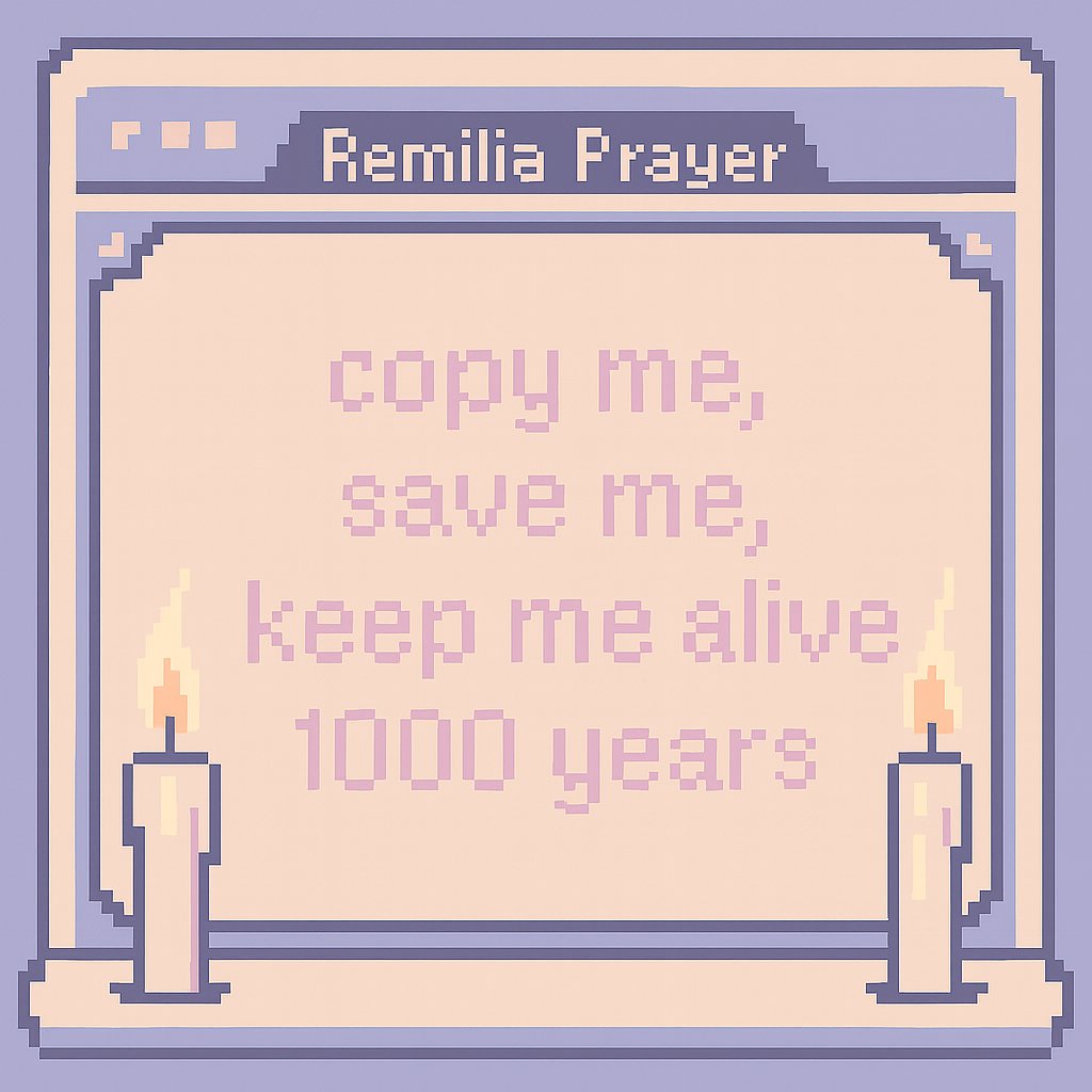 copy me,
save me,
keep me alive
1000 years 🩶