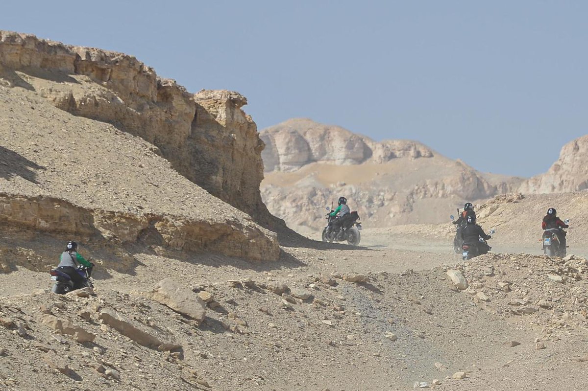 CrossEgypt's tweet image. Offroad trails on our way to the hotel spiced up today's ride.
#CEC2025 #CrossEgyptChallenge #FIM #experienceegypt