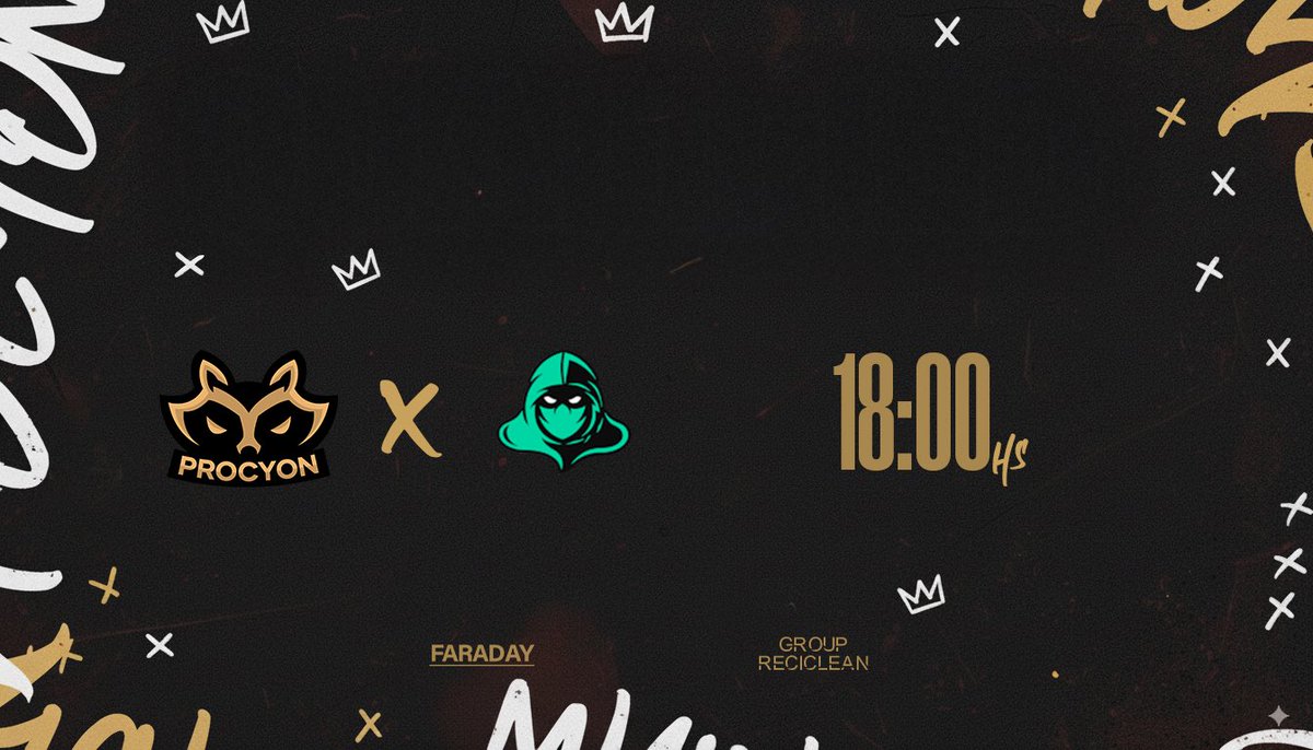 procyonteam's tweet image. 🔥 Arranca la COPA 3 de ESL Challenger League
Hoy 18:00 hs, volvemos al server👀
⚔️ @procyonteam vs #GameHunters
🕕 ESL Challenger League – Copa 3
Vamos con todo, mapaches 🦝💥
#GoProcyon #JoinTheCave