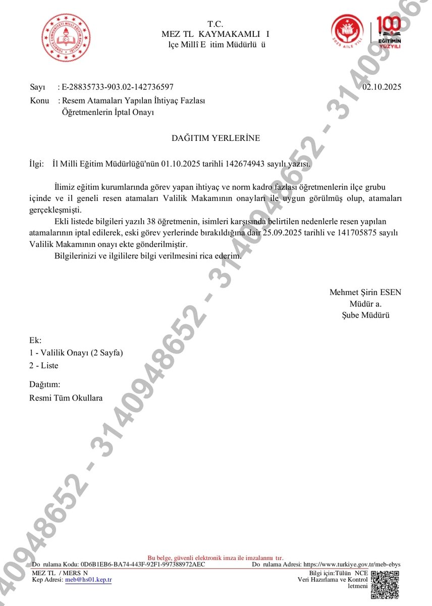 #resenatama iptalini #mersin yapıyor da diğer iller neden yapmıyor? <a href="/tcmeb/">Millî Eğitim Bakanlığı</a> <a href="/Yusuf__Tekin/">Yusuf Tekin</a> <a href="/TCKonyaValiligi/">Konya Valiliği</a> <a href="/konyamem/">Konya İl MEM</a>  normlar guncellendiginde yerimizde kadro açıldı. Atama İptali yapılan öğretmenlerin listesine baktığımızda açıklamada norm açılmasından dolayı geri dönüyorlar.