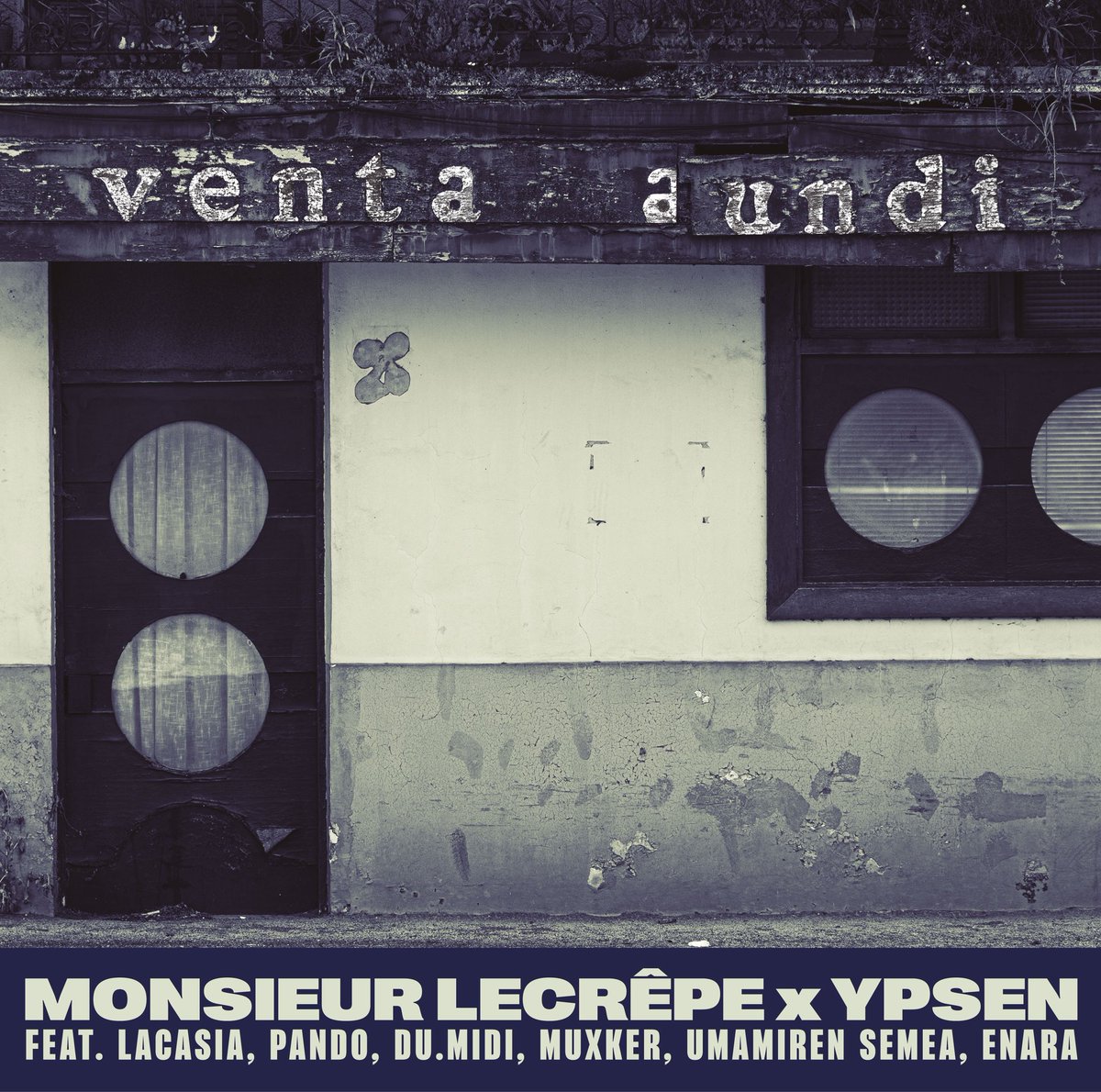 VENTA AUNDI (EP – 12”)
Monsieur leCrêpe x Ypsen 

🅰️ aldea: Venta Aundi (4 abesti + 2 skit = 19'13'')
🅱️ aldea: MLC + MLC “acapella”

Feat. LACASIA, PANDO, DU.MIDI, MUXKER, ENARA, UMAMIREN SEMEA.

🗓️ Urriaren 10etik aurrera salgai 20€-tan bideanproduzkioak.com helbidean.