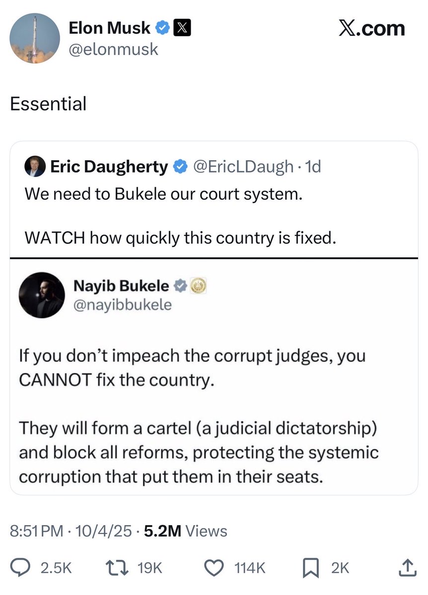 The owner of this site is propagating for the arrest of judges. Let that sink in.