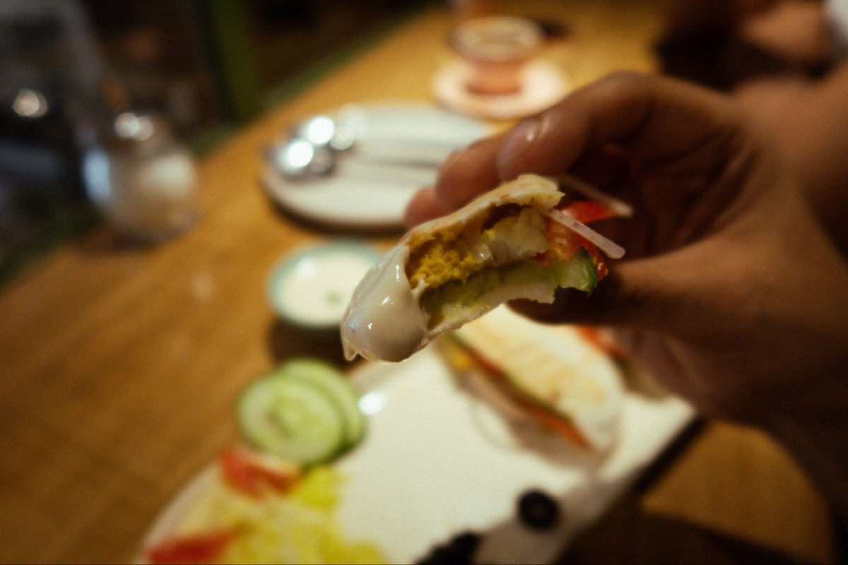 today I walked around indiranagar (again) and had shish taouks