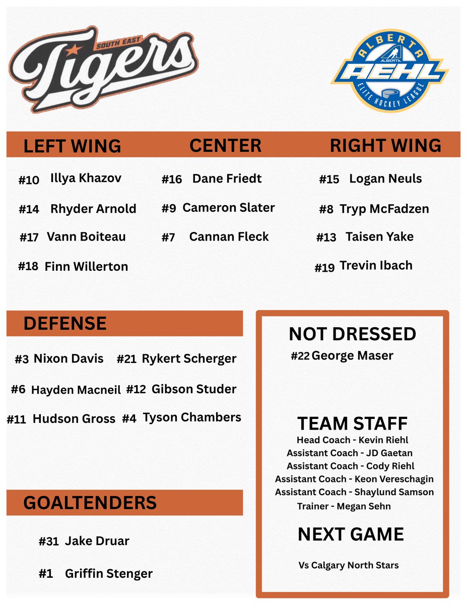 South East Tigers tweet media