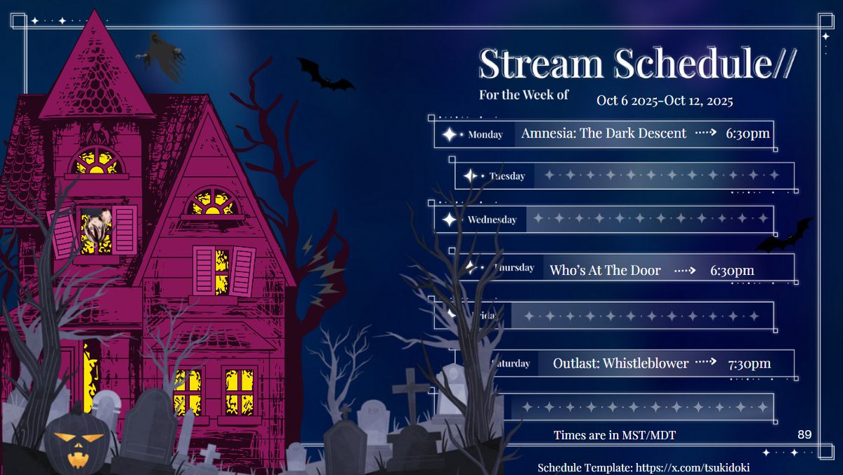 Week full of spook! On Monday I am going to continue playing Amnesia: The Dark Descent, on Thursday I am trying out Who's At The Door(I may sneak in something else if the game finishes early) and on Saturday I am finally going to play the Outlast DLC!!
